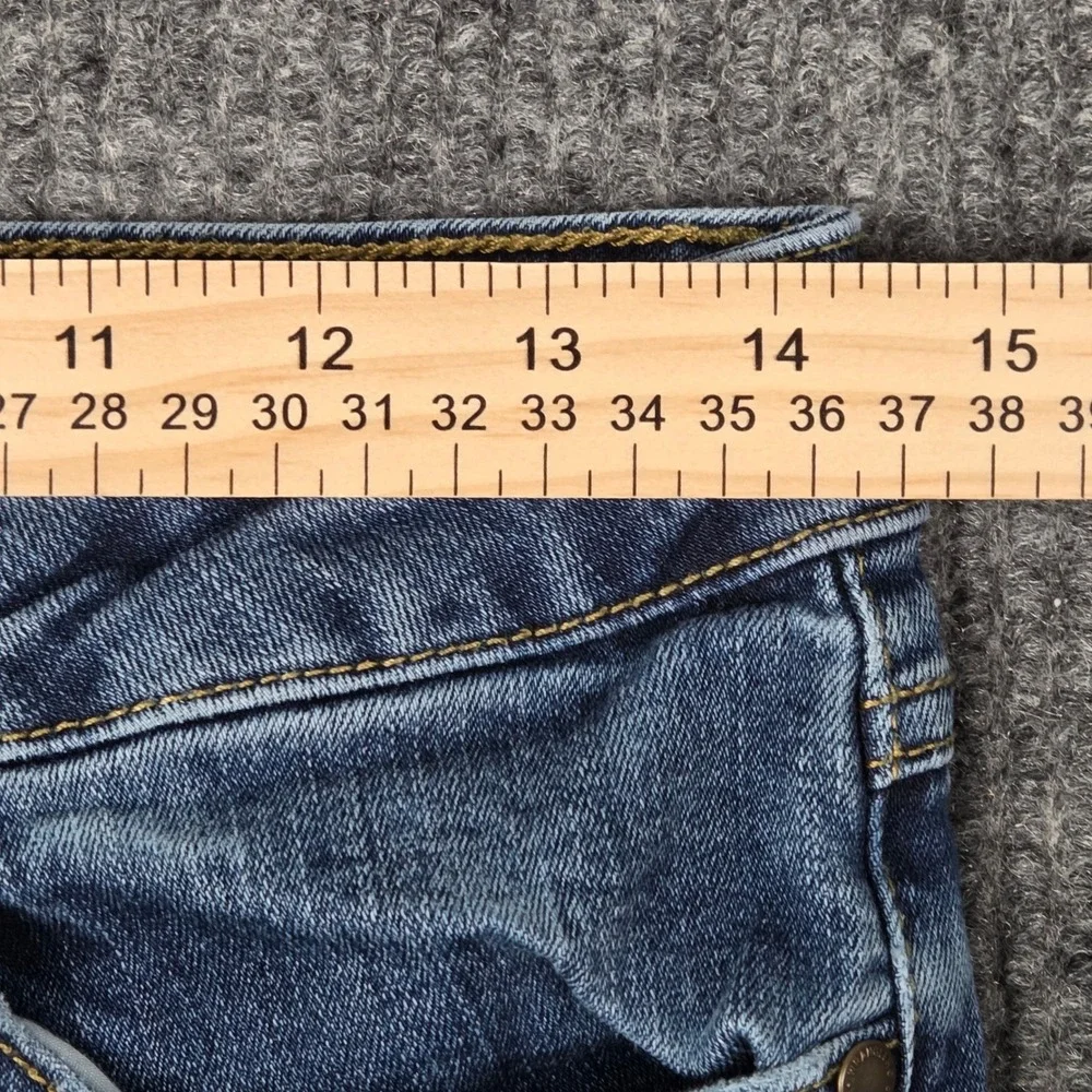 Wrangler Womens Medium Wash Bootcut Jeans Blue Stretch Denim Size 10/30 1802564